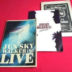 JUN SKY WALKER(S) ジュンスカ1989.90年代パンフレット3冊 - メルカリ