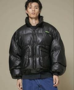 JieDa×WILDTHINGSダウンジャケット2 ブラック　ボリューム　ジエダのサムネイル