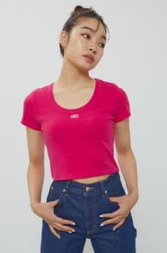 LAGUA MOTIF POINT CUT TOPS ロゴトップスのサムネイル