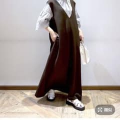 お手入れらくらくバックリボンノースリーブワンピースのサムネイル