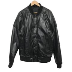 人気 ROCAWEAR ロカウェア フェイクレザージャケット 中綿 ワッペン