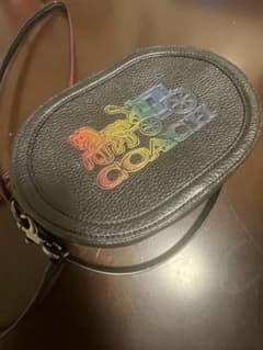 〖 COACH 〗ホースアンドキャリッジ レインボー ショルダーバッグ【レア品】のサムネイル