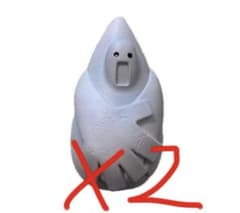 NARUTO 나루토 질풍전 이치 반 쿠지 F상 데스크탑 피겨 기폭 점토×2
