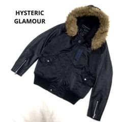 美品】 ヒステリックグラマー N-2B レザー切替 ボンバージャケット y2k