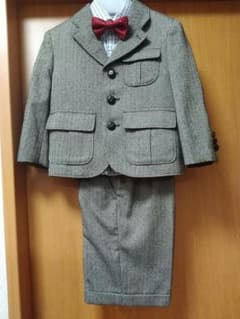 ！あゆこ様専用です！　95cm スーツ・シャツ・蝶ネクタイ　セットのサムネイル