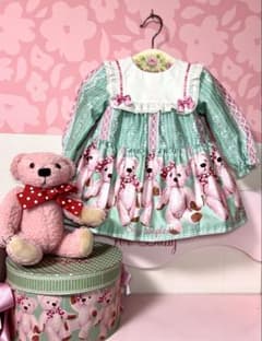 シャーリーテンプル くまさん ワンピース90 新品 半額以下 - メルカリ