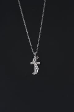 プエルタデルソル クロスリボン シルバーペンダント ネックレス プエルタデルソル クロスリボン シルバーペンダント ネックレス - メルカリ