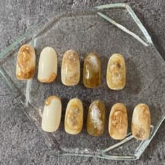 マーブル模様 ネイルチップ 10個セットのサムネイル