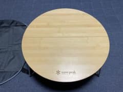 u*d様 廃盤美品！スノーピーク snow peakワンアクションちゃぶ台竹 S