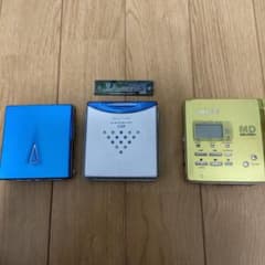音出し確認済１台込みジャンクセットMDポータブルプレーヤーのサムネイル