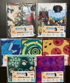 HUNTER × HUNTER 이치 반 쿠지 K상 타월 컬렉션 7장