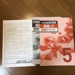 夏期テキスト　中学受験新演習　国語　小5のサムネイル
