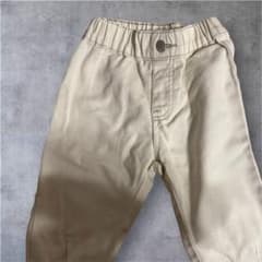 子ども用 ロングパンツ ホワイト 90cmのサムネイル