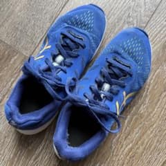ASICS LAZERBEAM sneakers, size 22cm, blue/orange.