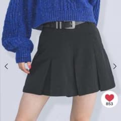 PAGEBOY プリーツフレアショートパンツのサムネイル