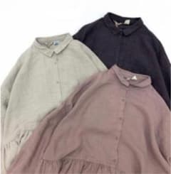 ねっちさま専用  SM2 テルデランリネン ワンピース  ラベンダーのサムネイル