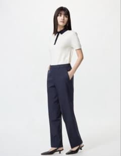 UNIQLO 感動パンツ　Mサイズ NAVYのサムネイル