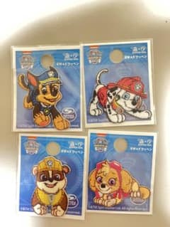 thiki様専用パウ・パトロール ワッペン 4枚セットのサムネイル