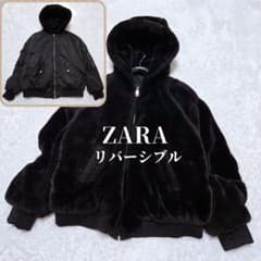 【XLサイズ】 ZARA リバーシブル B-15 MA-1 ファージップパーカー ザラ】L 2Way リバーシブル B-15 MA-1 ファージップパーカー - メルカリ
