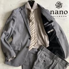 未使用級】ナノユニバース×SATOTAILOR グレーセットアップスーツ