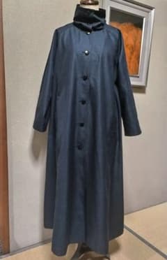 着物リメイク・ウールシルク一重コート⑩・プロの仕立て - メルカリ