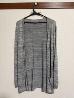 koe コエ 薄手ロングカーディガン グレー S 大きめサイズのサムネイル
