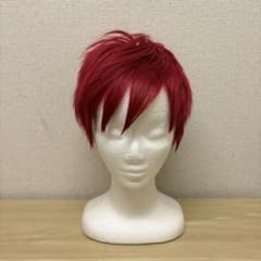 NARUTO 我愛羅】コスプレウィッグ ショート 赤 - メルカリ
