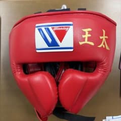 Winning ヘッドギア レッド M 新品未使用 - メルカリ