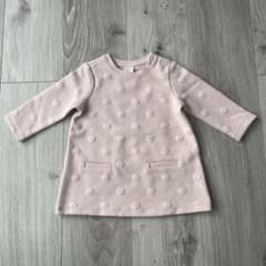 H&M ベビー ワンピース ドット柄のサムネイル