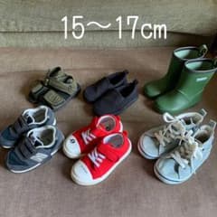 【15〜17cm】サンダル　スニーカー　長靴　まとめ売りのサムネイル