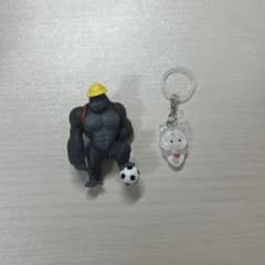 ゴリラ サッカー フィギュア キーホルダー セットのサムネイル