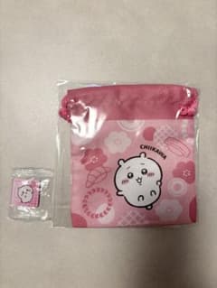ちいかわくら寿司コラボオリジナルミニ巾着、オリジナルアクリルマグネットのサムネイル