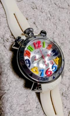 ガガミラノ 8253 クロノグラフ 電池新品 送料込 可動品 白 - メルカリ