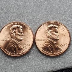 5396. 2024年 アメリカ リンカーン 1セント 2枚組 - メルカリ