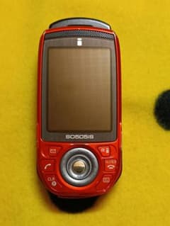 Sony Ericsson SO505iS レッド 本体のサムネイル