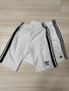 kuro様 adidas 3本ライン ホワイトショートパンツ2点セットのサムネイル