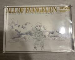 이카리 신지 호일 누르기 아크릴 블록 ALL OF EVANGELION