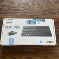 【美中古】エレコムワイヤレスキーボードELECOM TK-FBP102BKのサムネイル