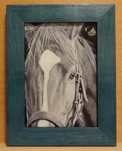 上鈴木正一 油彩画 2L判『オルフェーヴル(M-③)』新作原画 オススメ