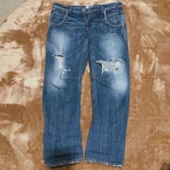 ungrid デニム スタッズ サルエルパンツ 26のサムネイル