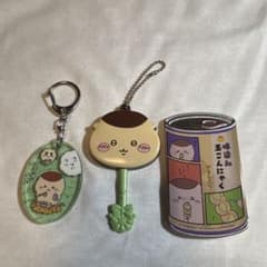 栗まんじゅう キーホルダー 缶バッジ 3点セットのサムネイル