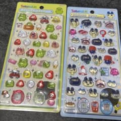 ふ*ん様 たまごっちボンボンドロップシール　まめっち、くちぱっちの2枚セットのサムネイル