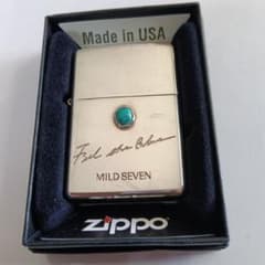 Zippo ライター MILD SEVEN ターコイズ装飾 送料無料 - メルカリ