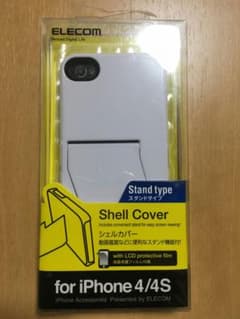 iPhone4 4Sケース　白　液晶保護フィルム付きのサムネイル