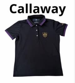美品！Callawayポロシャツ レディース ブラック Lサイズ - メルカリ