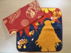 鬼滅の刃　煉獄杏寿郎　ハンカチ & バンダナ　セット