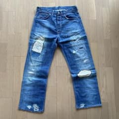 RRL ダメージ リペア 加工 ジーンズ 32×30 DOUBLE RL - メルカリ
