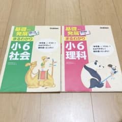 基礎から発展まるわかり小6理科　小6社会　２冊セットのサムネイル