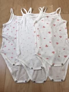肌着 ロンパース   女の子用  ３枚セットのサムネイル