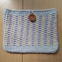 ハンドメイド 手編み コインケース ポーチのサムネイル